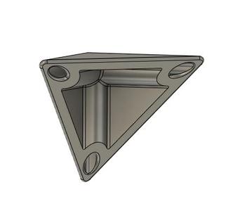 1/4" Dowel Box Frame Corner