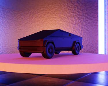 Tesla Cybertruck - Futuristic Electric Truck Model