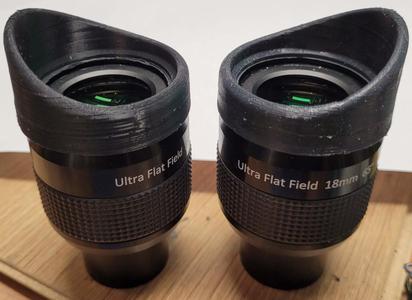Ultra Flat Field 18mm eyecup mould