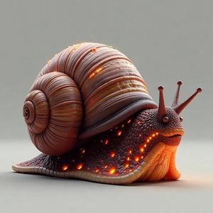 Snail from the Future Bust 🐌🚀