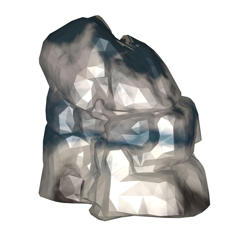 Low poly rock