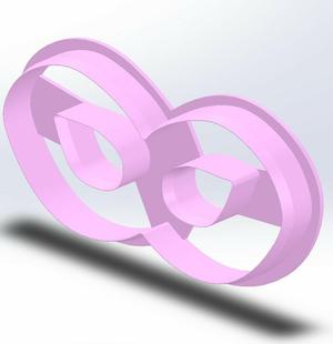 CARNIVAL MASK COOKIE CUTTER