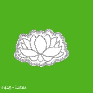 Lotus flower cookie cutter