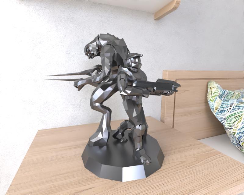 Halo Diorama Lowpoly