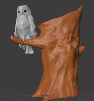 Owl resting.