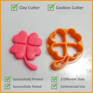 Clay Cutter Cookies Cutter Flower Shape #03
