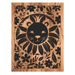 Floral lion