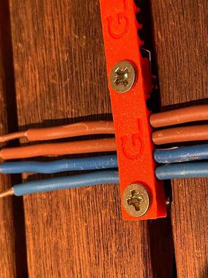Cable clamp 2.5mm2 modular