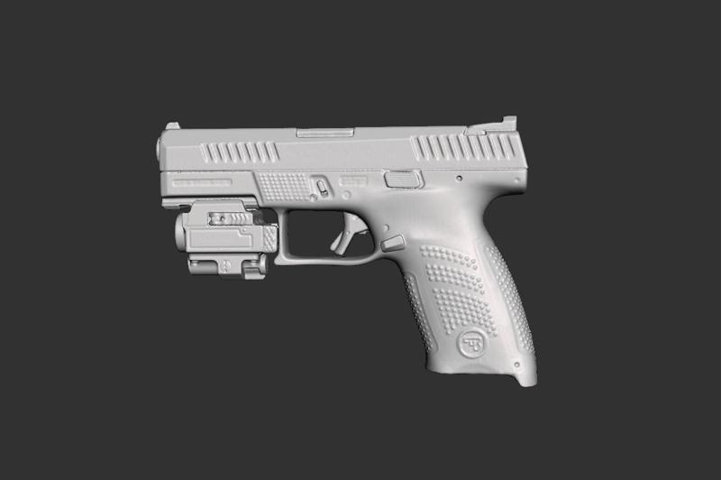 Cz P10 C Dulotec G4 Real Size Scan 3d Gun Mold