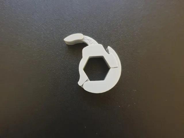 FRC Print in Place Locking 0.5in Hex Shaft