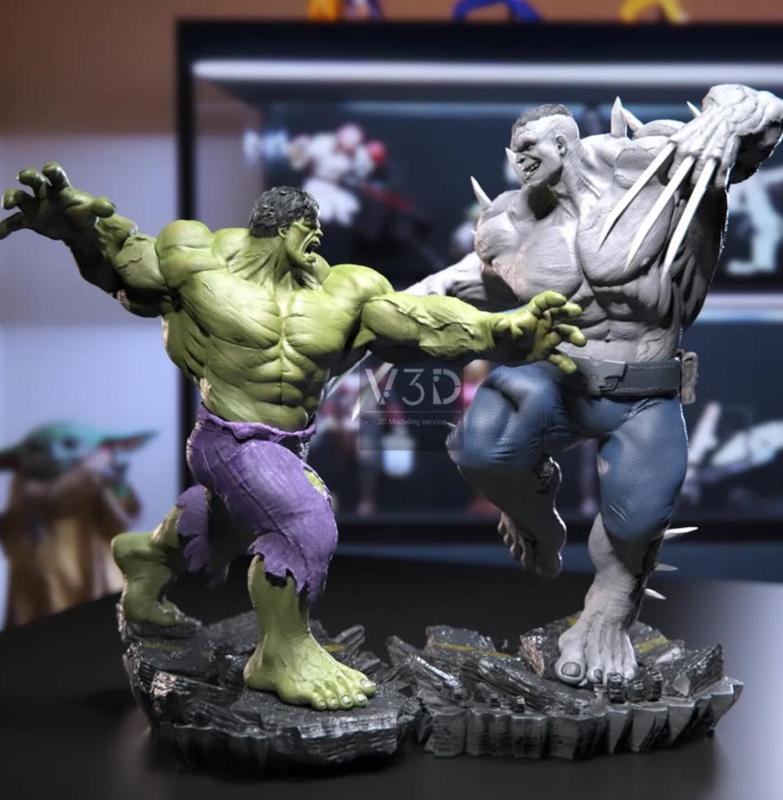 V3D - Hulk vs Weapon H
