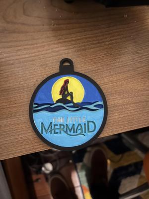 Little Mermaid Christmas Ornament