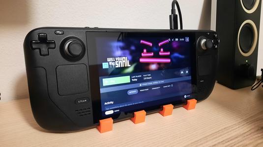 Steamdeck dock with an USB hub holder