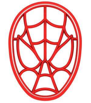 Spiderman face cookie cutter