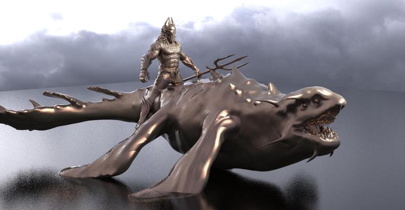 King of Atlantis Dinosaur Mount 2