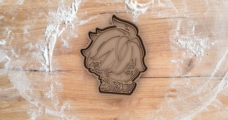 Haitham cookie cutter from Genshin Impact