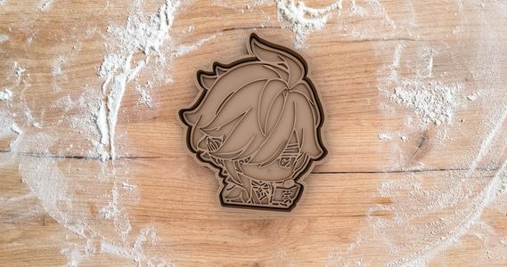 Haitham cookie cutter from Genshin Impact