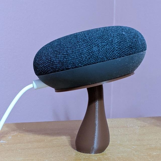Mushroom stem for the Home Mini to make it look like a mushroom