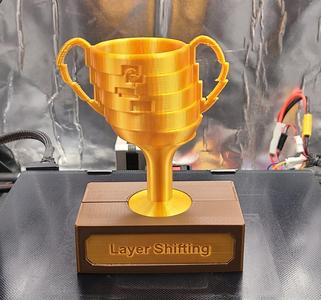 3D Printing Trophy: Layer Shifting