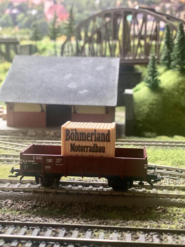 Transport Box in H0 (1:87) size for Model Railway
