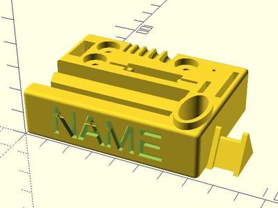 Ender 3 Pro - Tool Holder - CUSTOMIZABLE NAME