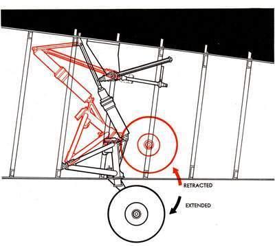 TAIL LANDING GEAR FOR 307