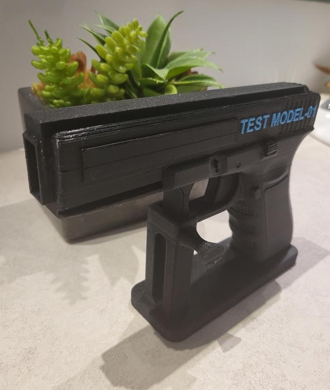 Futuristic Cyber Hand Gun Prop Cosplay