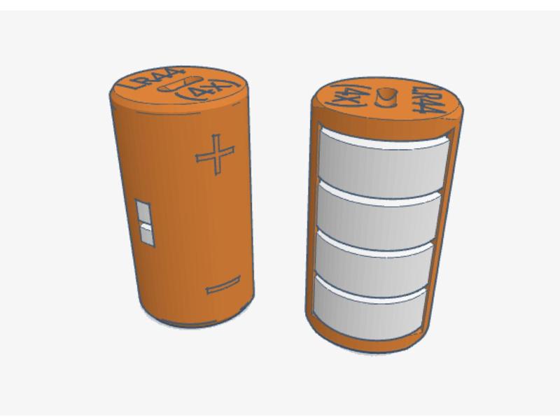 LR44 to 4LR44 Battery Adapter