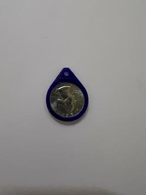 US Quarter holder for keyring