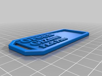 3-D printing filament label and sample