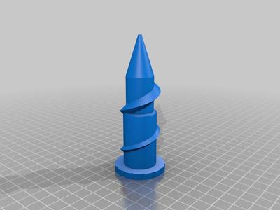 broomstick post auger