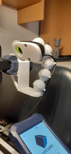 Webcam-Holder with BallJoints for Anycubic Vyper and c270-Webcam