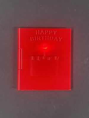 Happy Birthday Card - Add the name & age with Felt Tip Pen