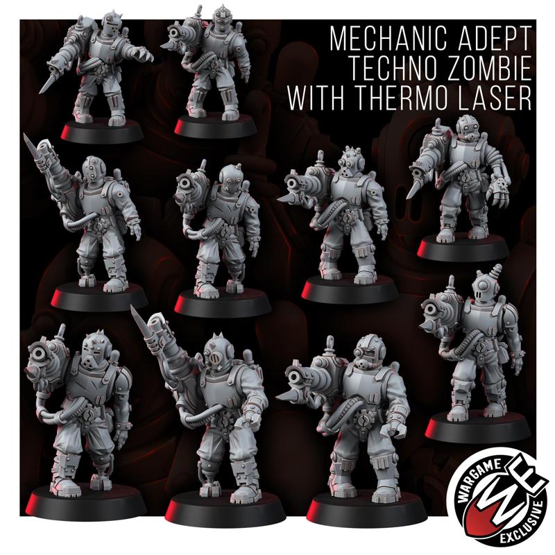 MECHANIC ADEPT TECHNO ZOMBIE WITH THERMO LASER