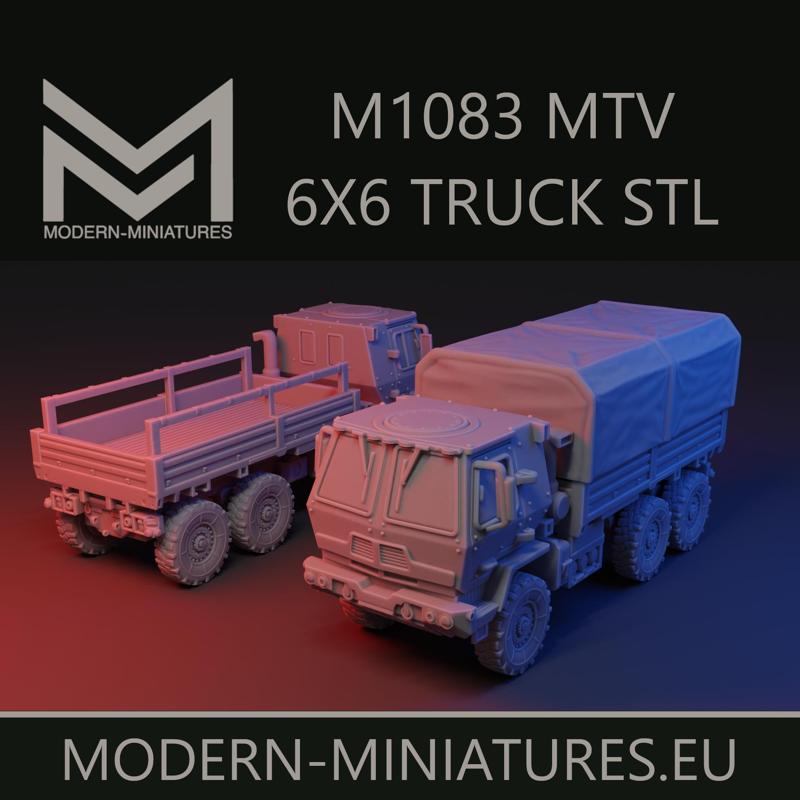 Modular M1083 Military trucks (two versions) 6x6 Cargo truck