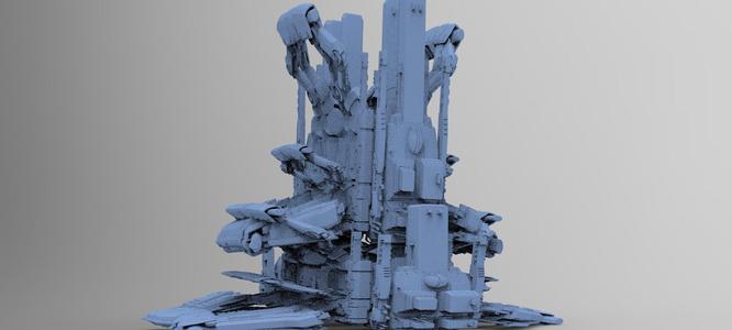 Advanced Ancient Civilization Ship architecture 6