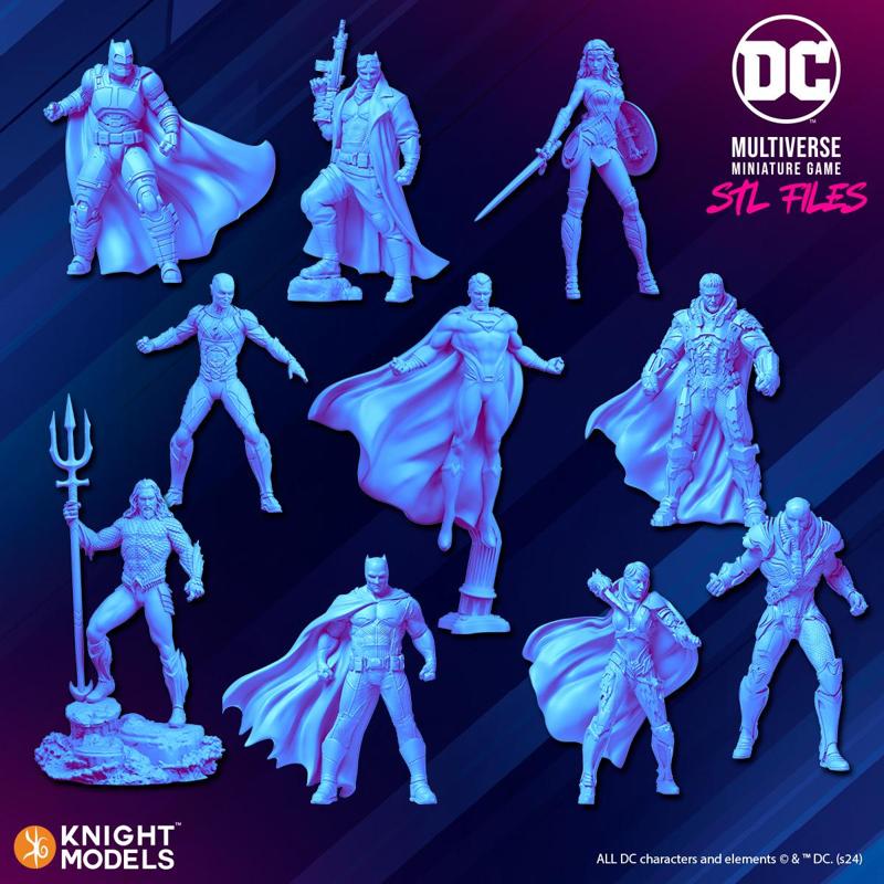 Justice League Films - Store Pack  (10 Minis - 22 Files)