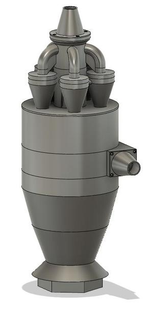 2 Stage Cyclone Dust Separator