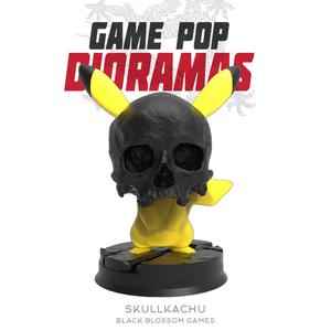 DRMA03 Skullkachu :: Game Pop Dioramas :: Black Blossom Games