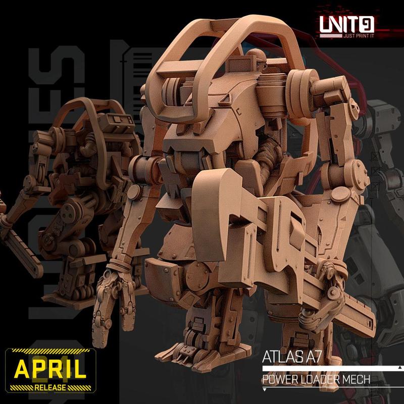 Cyberpunk - Atlas A7 - Power Loader Mech