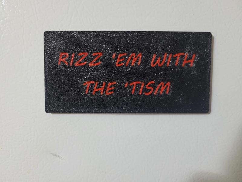 rizz 'em with the 'tism magnet