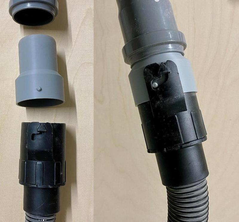 bajonett adapter from DN50 to Einhell vacuum hose