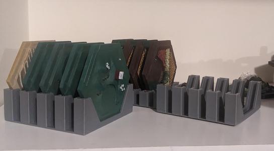 Catan resource tile storage