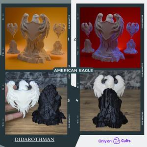 American Eagle – 3D Printable Decorative Model