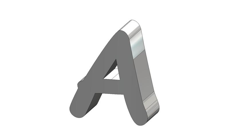 A Letter Comic Sans MS Font