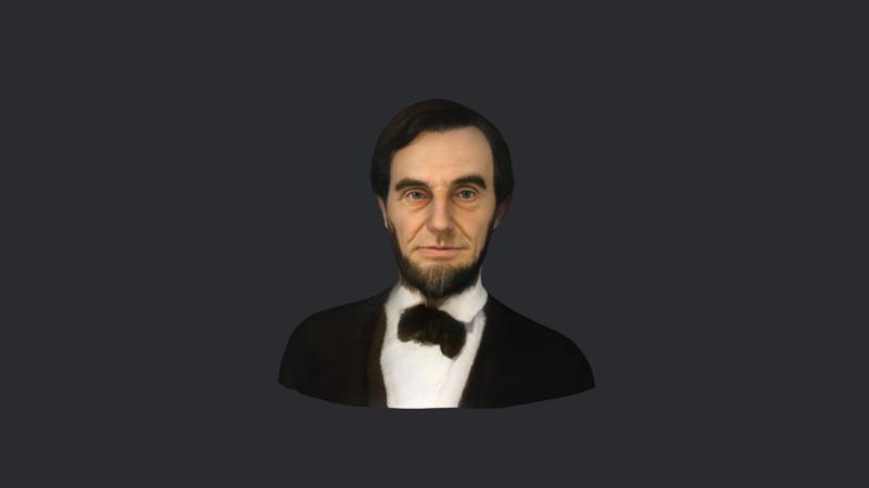 Abraham Lincoln-bust/head/face ready for 3d printing