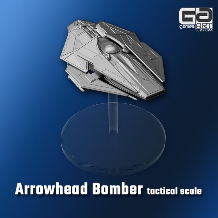 Arrowhead Bomber - tactical scale