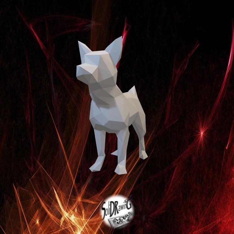 Pinscher Dog - LowPoly - Perfect Design - Easy Print - Decor - SoliDRawinGS0620