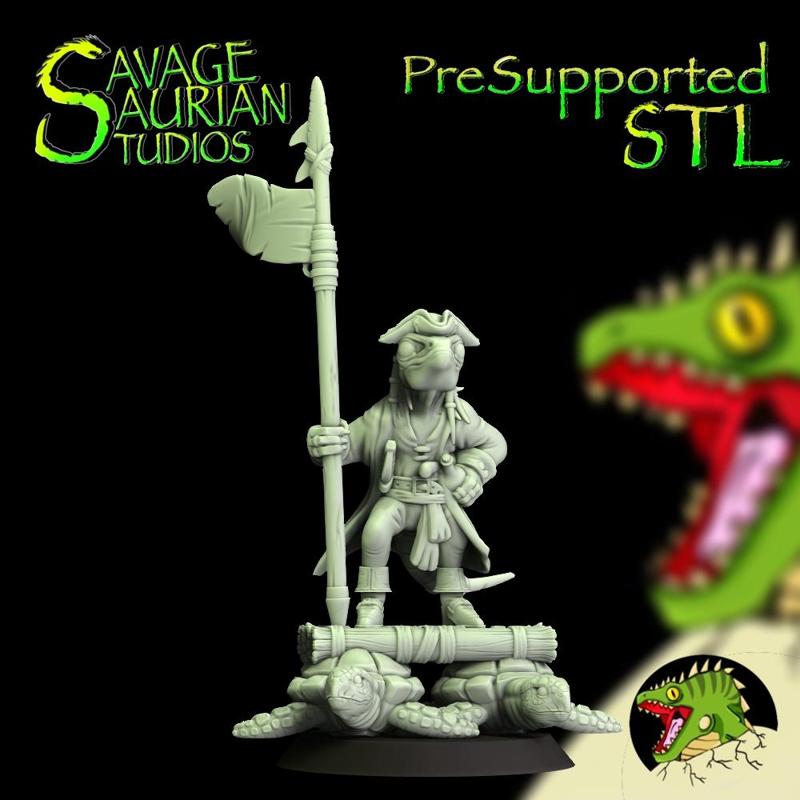 Captain Jack Saurian - Saurian Pirates