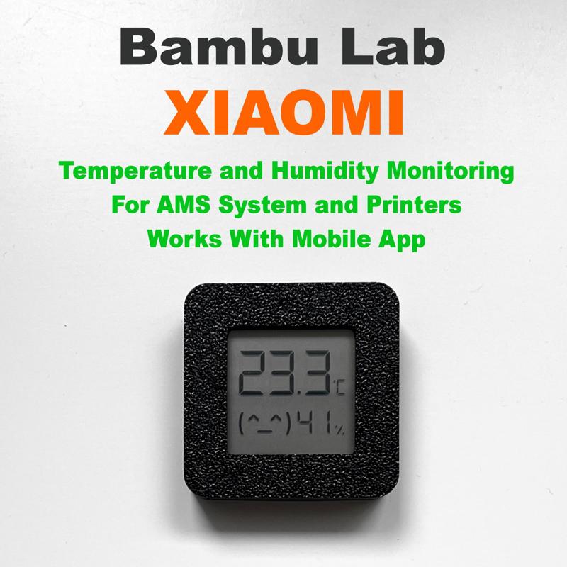 Bambu Lab - Xiaomi Temperature and humidity sensor for AMS system and Printers - Works With Mobile App